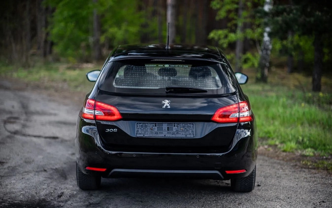 Peugeot 308 cena 27900 przebieg: 151284, rok produkcji 2014 z Czersk małe 704